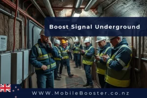 Improve mobile reception in underground offices